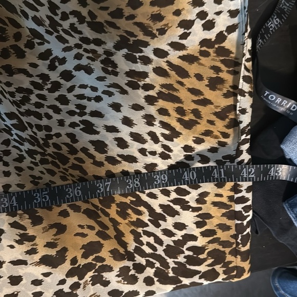 Hutton Wilkinson Leopard Kaftan One Size Fits All Plus Size - Picture 6 of 7